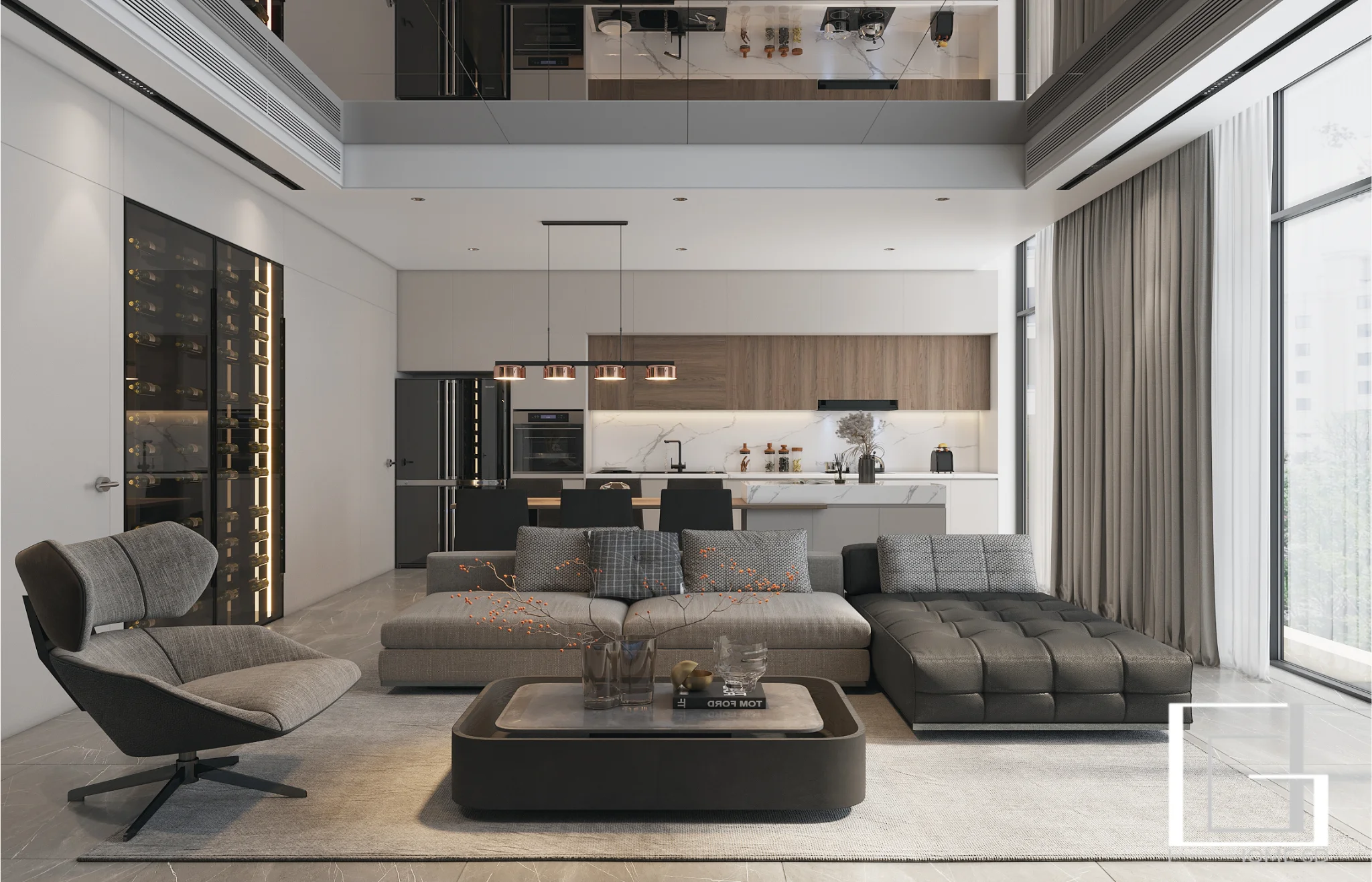 PHONG CÁCH HIỆN ĐẠI TRONG KIẾN TRÚC NỘI THẤT 2023
